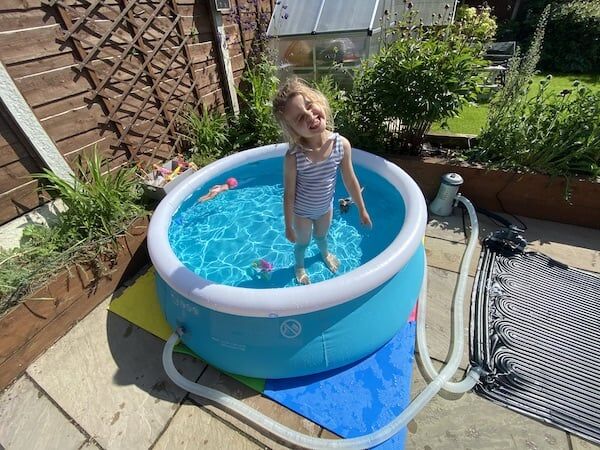 Family Inflatable Swimming Pools Above Ground, Portable Outdoor Backyard  Easy Set Blow Up Pools - Kiddie Pools, Facebook Marketplace